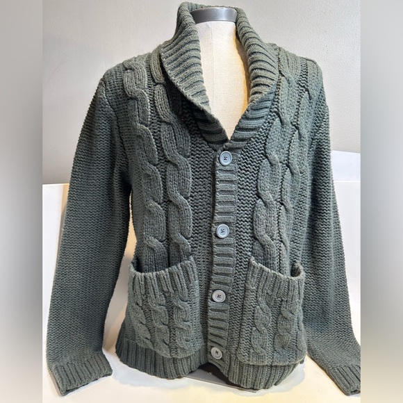 H&M Other - H&M Men's Shawl Collar Cable Knit Cardigan